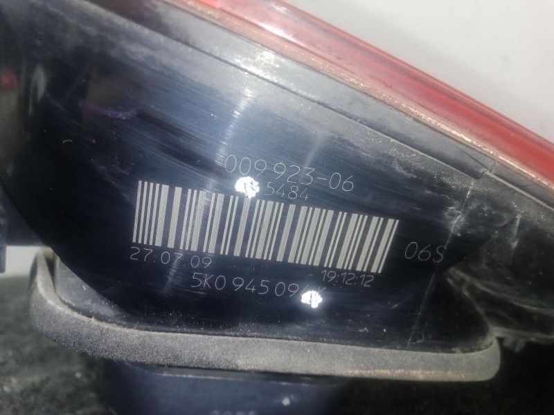 Recambio de piloto trasero derecho interior para volkswagen golf vi (5k1) 1.6 tdi referencia OEM IAM 5K0945094K  