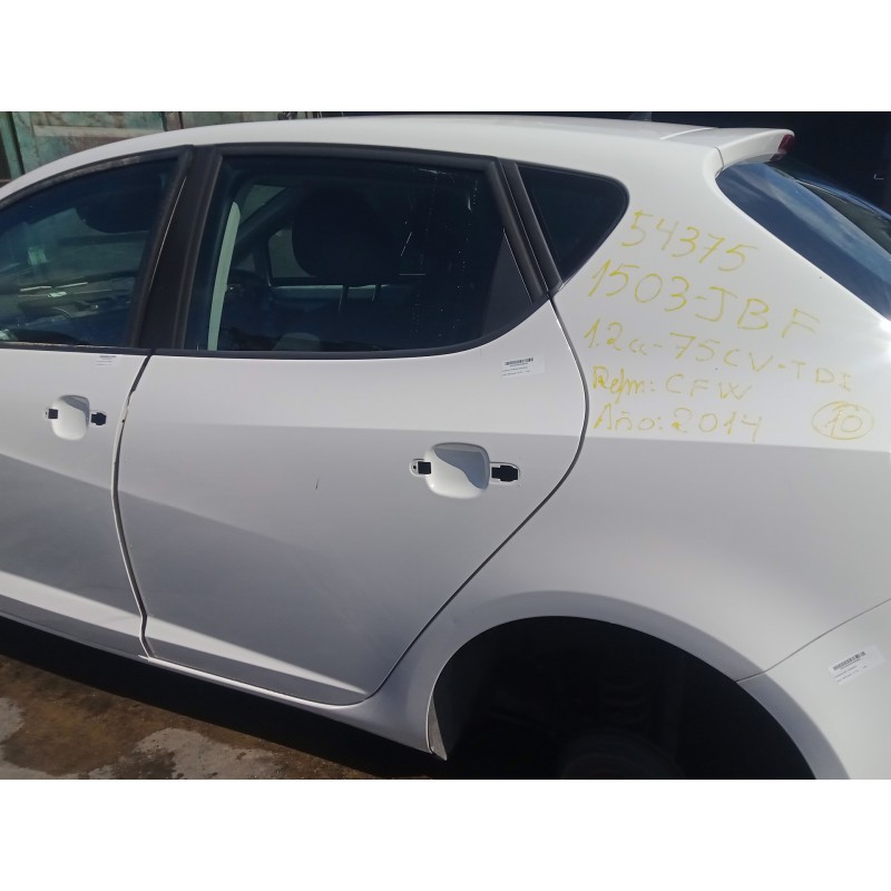 Recambio de puerta trasera izquierda para seat ibiza (6j5) 1.2 tdi referencia OEM IAM  BLANCO 
