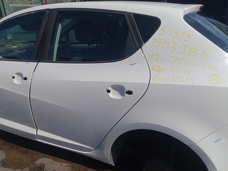 Recambio de puerta trasera izquierda para seat ibiza (6j5) 1.2 tdi referencia OEM IAM  BLANCO 