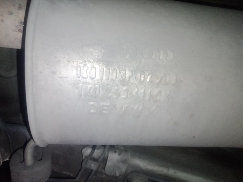 Recambio de tubo escape trasero para volkswagen golf vi (5k1) 1.6 tdi referencia OEM IAM   