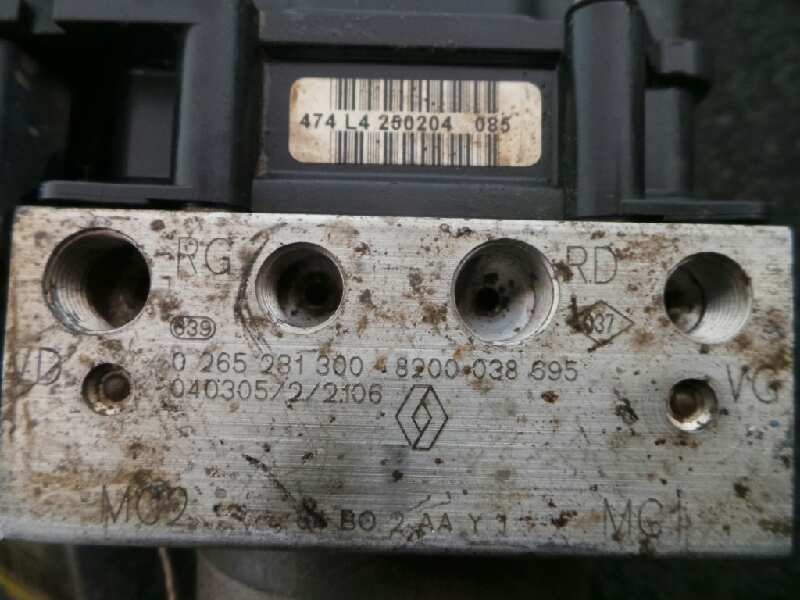 Recambio de abs para renault scenic ii 1.5 dci diesel referencia OEM IAM 0265800300-0265281300-8200038695-474L4250204085  BOSCH