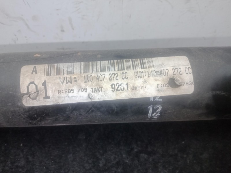 Recambio de transmision delantera derecha para volkswagen golf vi (5k1) 1.6 tdi referencia OEM IAM 1K0407272CC  