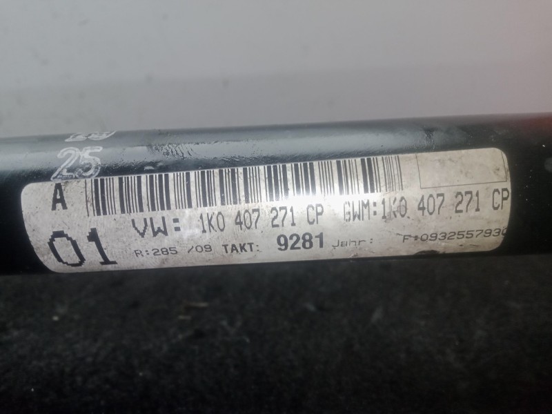 Recambio de transmision delantera izquierda para volkswagen golf vi (5k1) 1.6 tdi referencia OEM IAM 1K0407271CP  