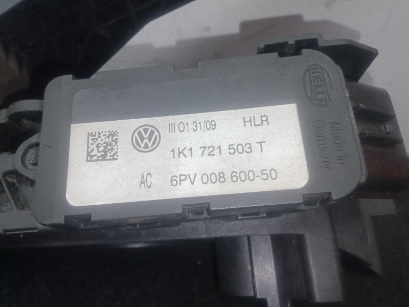 Recambio de potenciometro pedal para volkswagen golf vi (5k1) 1.6 tdi referencia OEM IAM 1K1721503T - 6PV00860050  