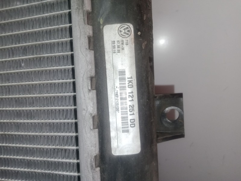 Recambio de radiador agua para volkswagen golf vi (5k1) 1.6 tdi referencia OEM IAM 1K0121251DD  