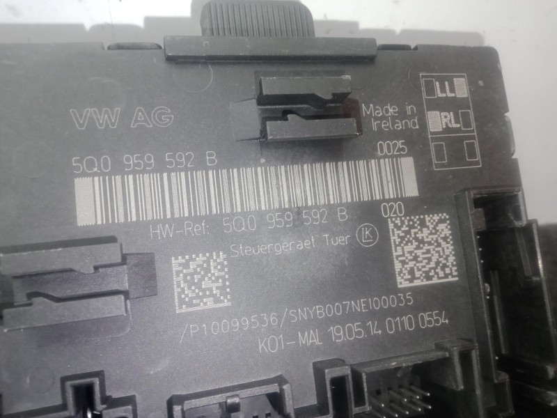 Recambio de modulo confort para audi a3 limousine (8vs, 8vm) 1.4 tsi referencia OEM IAM 5Q0959592B  