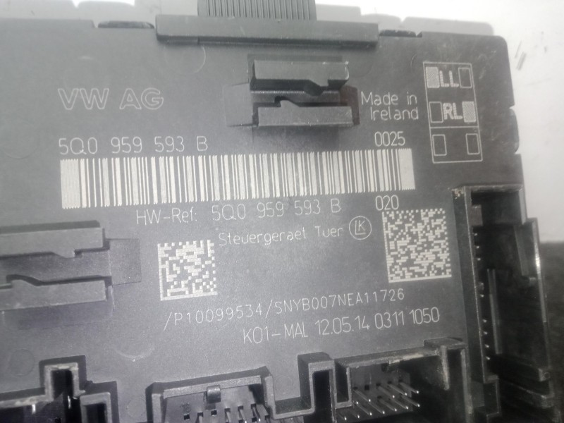 Recambio de modulo confort para audi a3 limousine (8vs, 8vm) 1.4 tsi referencia OEM IAM 5Q0959593B  