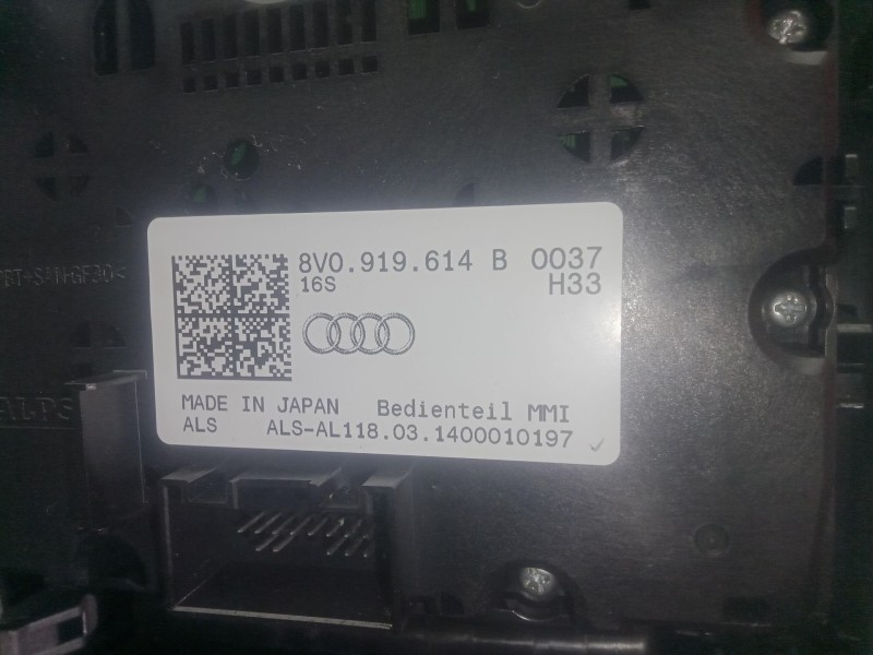 Recambio de mando multifuncion para audi a3 limousine (8vs, 8vm) 1.4 tsi referencia OEM IAM 8V0919614B - 1400010197 ALPS 