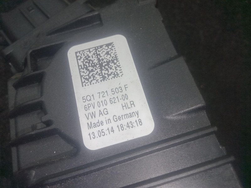 Recambio de potenciometro pedal para audi a3 limousine (8vs, 8vm) 1.4 tsi referencia OEM IAM 5Q1721503F - 6PV01062100  