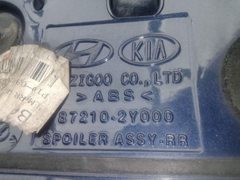 Recambio de aleron trasero para hyundai ix35 (lm, el, elh) 1.7 crdi referencia OEM IAM 872102Y000 AZUL 