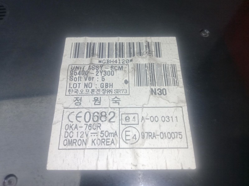 Recambio de modulo electronico para hyundai ix35 (lm, el, elh) 1.7 crdi referencia OEM IAM 954002Y300  