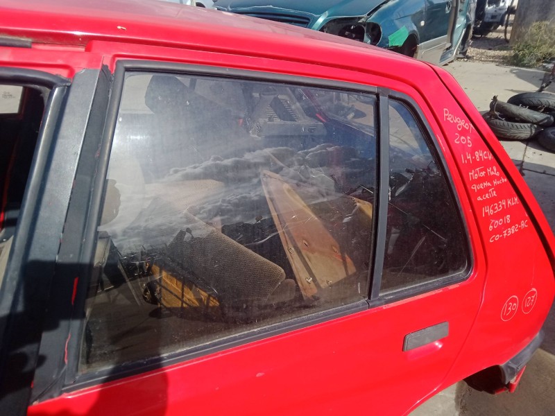 Recambio de luna trasera derecha para peugeot 205 ii (20a/c) 1.4 referencia OEM IAM   