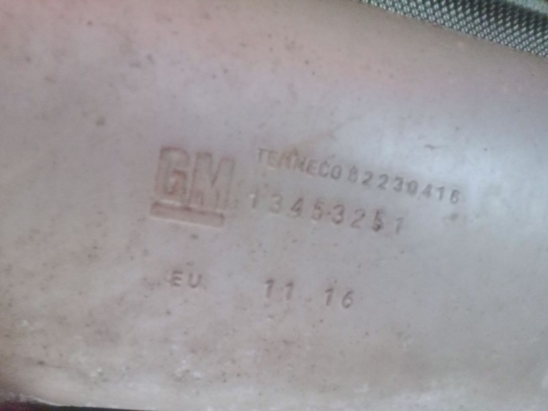 Recambio de tubo escape trasero para opel astra k (b16) 1.4 turbo (68) referencia OEM IAM   