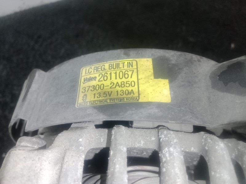 Recambio de alternador para hyundai ix35 (lm, el, elh) 1.7 crdi referencia OEM IAM 373002A850 - 2611067  