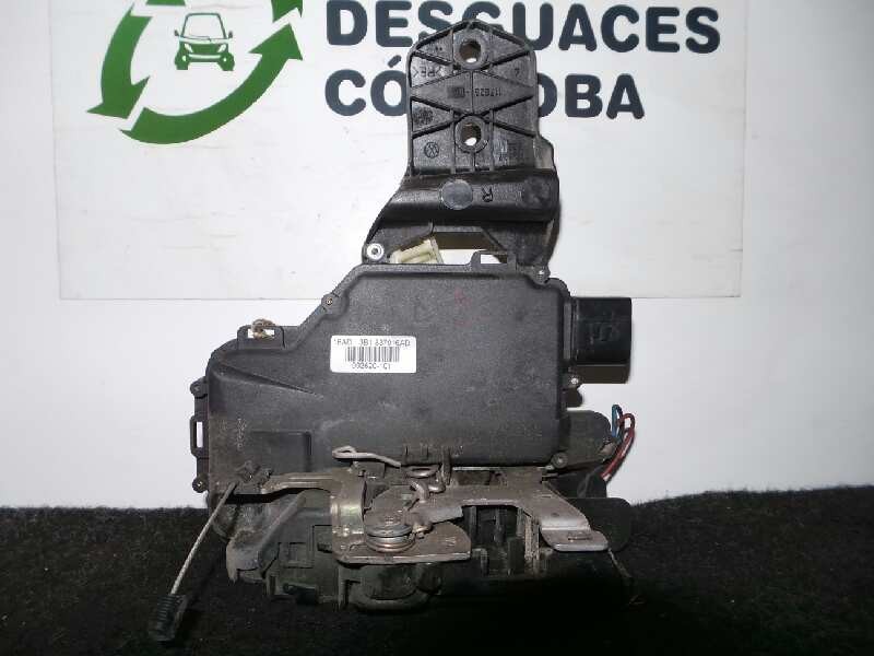 Recambio de cerradura puerta delantera derecha para skoda superb (3u4) 1.9 tdi referencia OEM IAM 3B1837016B CONECTOR.NEGRO ELEC