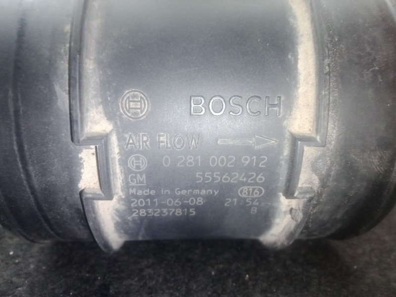 Recambio de caudalimetro para opel insignia a (g09) 2.0 cdti (68) referencia OEM IAM 0281002912 - 55562426 BOSCH 