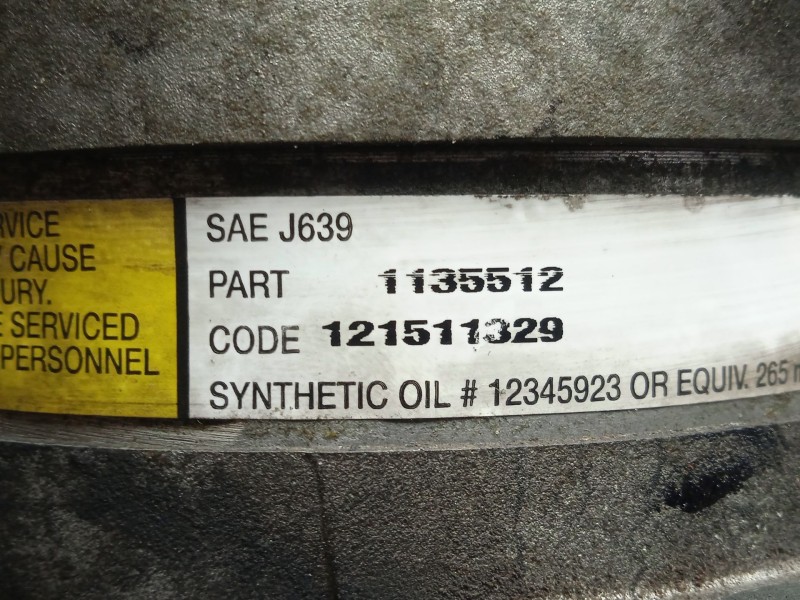 Recambio de compresor aire acondicionado para citroën c5 i break (de_) 2.0 hdi (derhzb, derhze) referencia OEM IAM 1135512 - 121