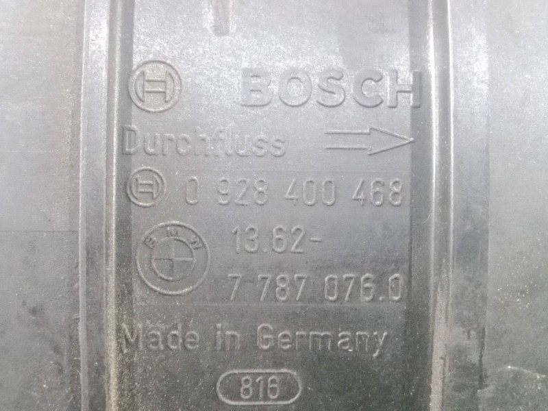 Recambio de caudalimetro para bmw 3 compact (e46) 320 td referencia OEM IAM 0928400468 - 77870760 5.PINES BOSCH