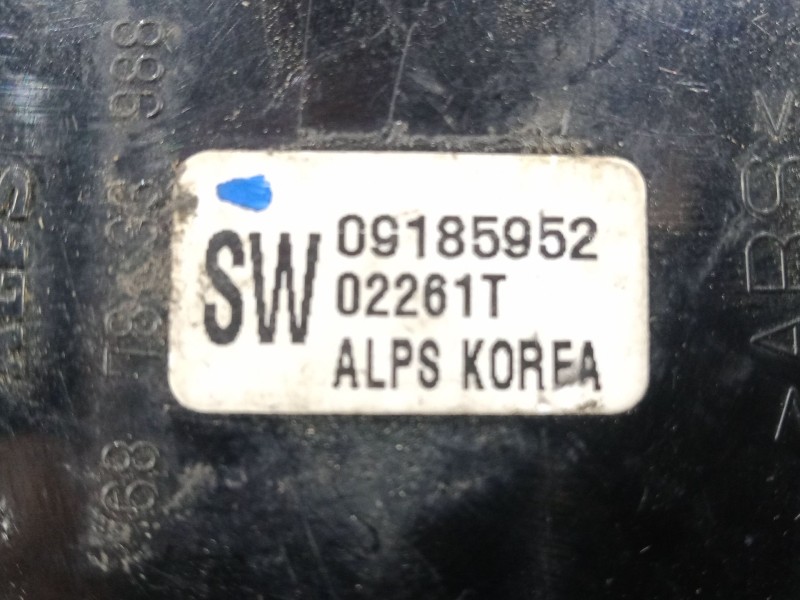 Recambio de mando elevalunas delantero izquierdo para opel vectra c berlina referencia OEM IAM  VECTRA.C 2.BOTONES