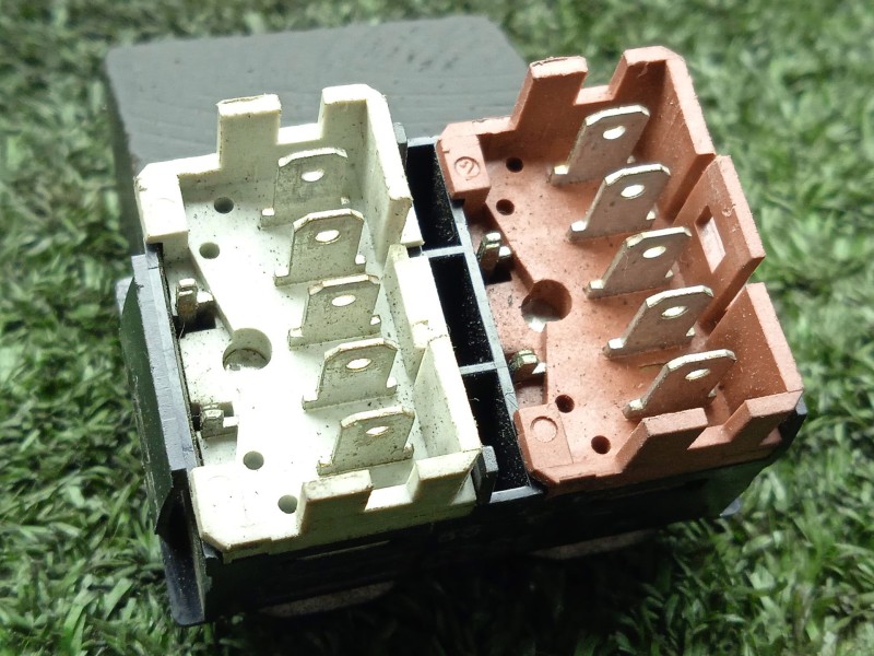 Recambio de mando elevalunas delantero izquierdo para peugeot 406 berlina (s1/s2) 2.0 hdi referencia OEM IAM  4.BOTONES 