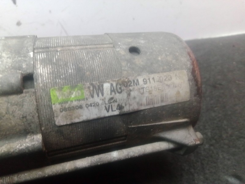 Recambio de motor arranque para audi a3 (8p1) 1.9 tdi referencia OEM IAM 02M911023N - TS18E8 VALEO 