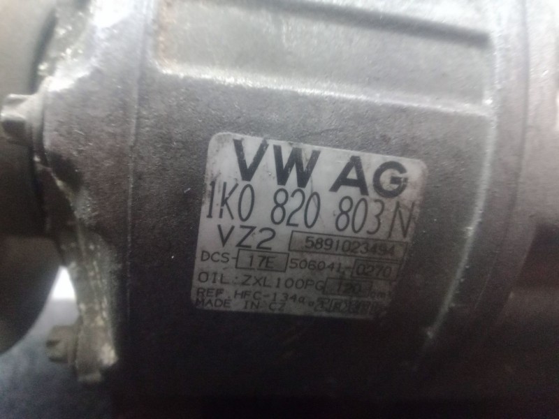 Recambio de compresor aire acondicionado para audi a3 (8p1) 1.9 tdi referencia OEM IAM 1K0820803N  