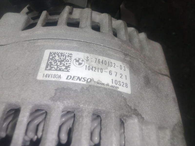 Recambio de alternador para bmw 4 descapotable (f33, f83) 420 d referencia OEM IAM 764013203 - 1042106721 - 10S28 DENSO 