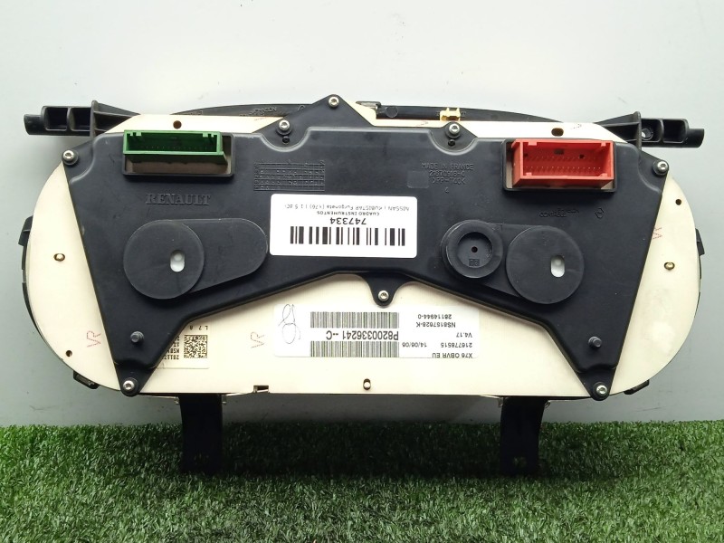 Recambio de cuadro instrumentos para nissan kubistar furgoneta (x76) 1.5 dci referencia OEM IAM P8200336241C - 216778515 - NS815