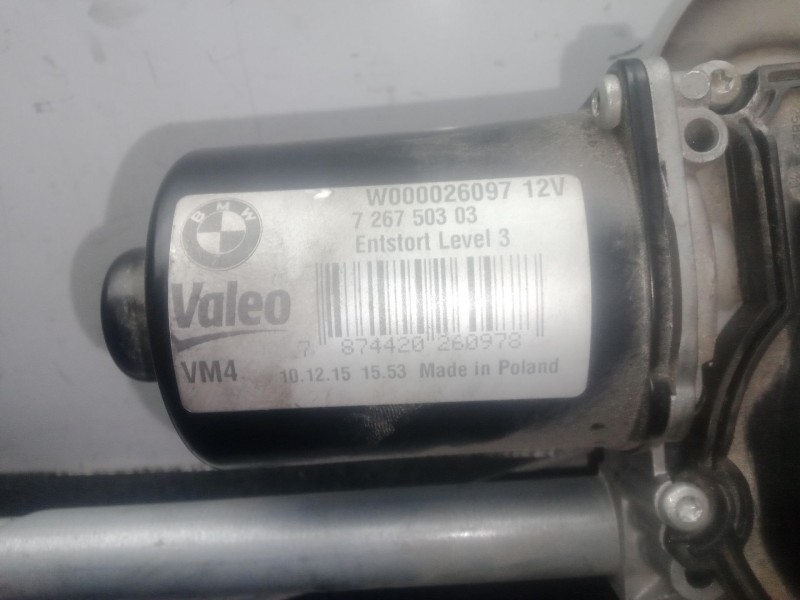 Recambio de motor limpia delantero para bmw 4 descapotable (f33, f83) 420 d referencia OEM IAM 726750303 - W000026097  