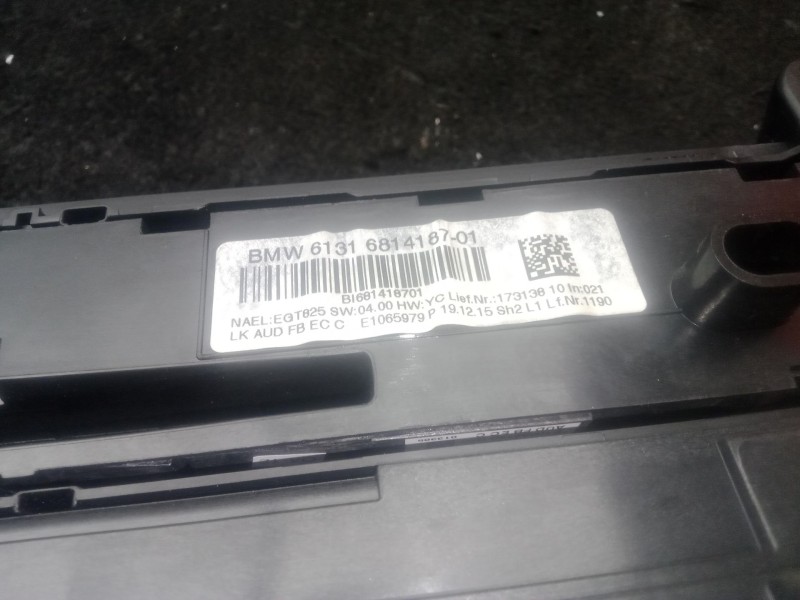 Recambio de mando climatizador para bmw 4 descapotable (f33, f83) 420 d referencia OEM IAM 6131681418701 - 6411936354602  
