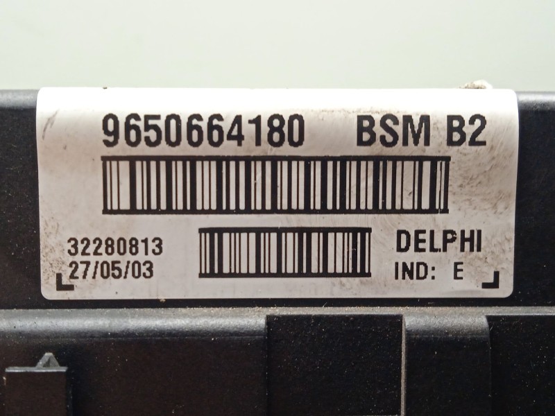 Recambio de centralita check control para peugeot 206 hatchback (2a/c) 1.4 i referencia OEM IAM 9650664180 BSMB2 
