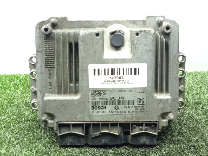 Recambio de centralita motor uce para mazda 3 (bk) 1.6 di turbo referencia OEM IAM 0281012530 - 1039S13909 - 5M6112A650BA 3CJA B