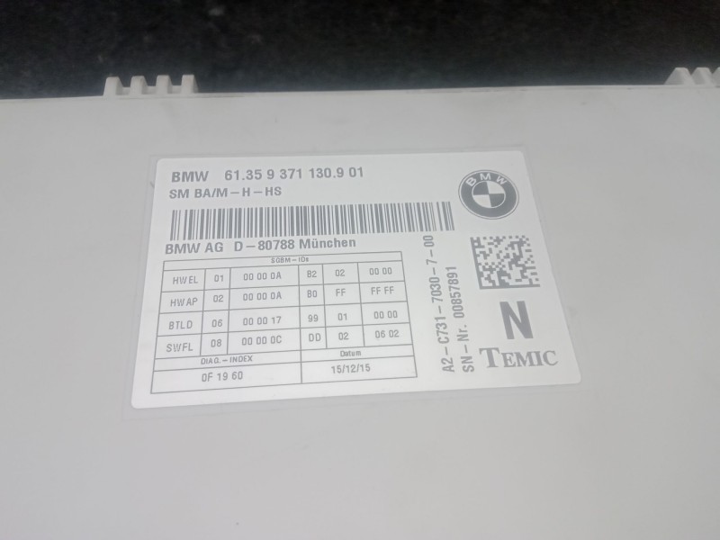 Recambio de modulo electronico para bmw 4 descapotable (f33, f83) 420 d referencia OEM IAM 61359371130901 - A2C7317030700 - 0085