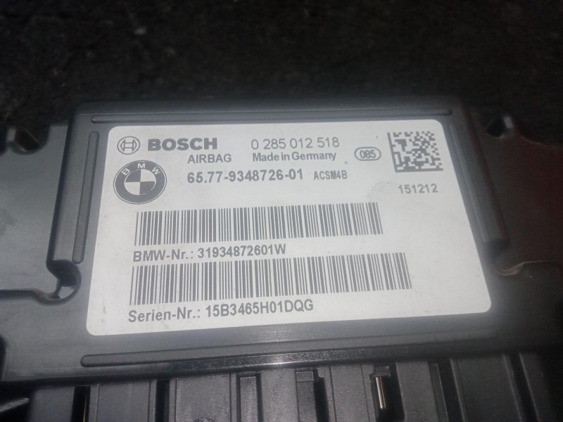 Recambio de modulo electronico para bmw 4 descapotable (f33, f83) 420 d referencia OEM IAM 0285012518 - 6577934872601 - 151212 B