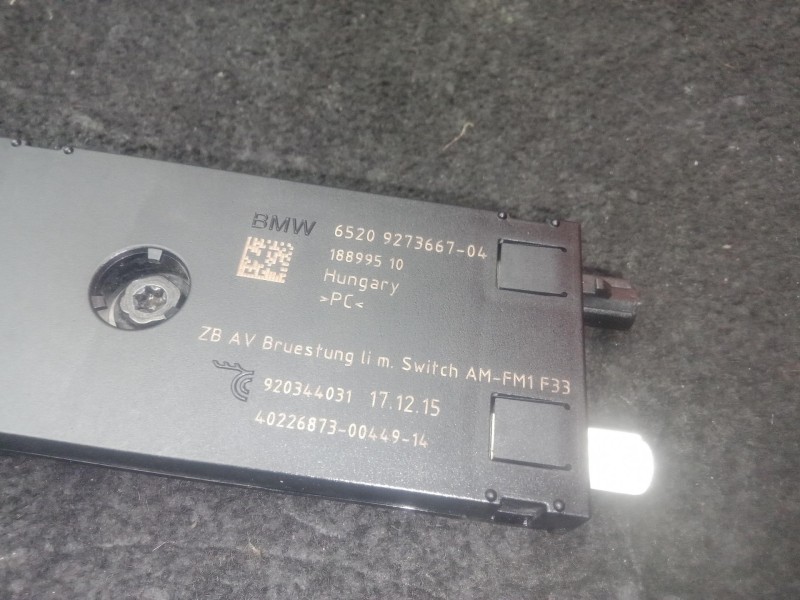 Recambio de modulo electronico para bmw 4 descapotable (f33, f83) 420 d referencia OEM IAM 6520927366704 - 18899510 - 920344031 