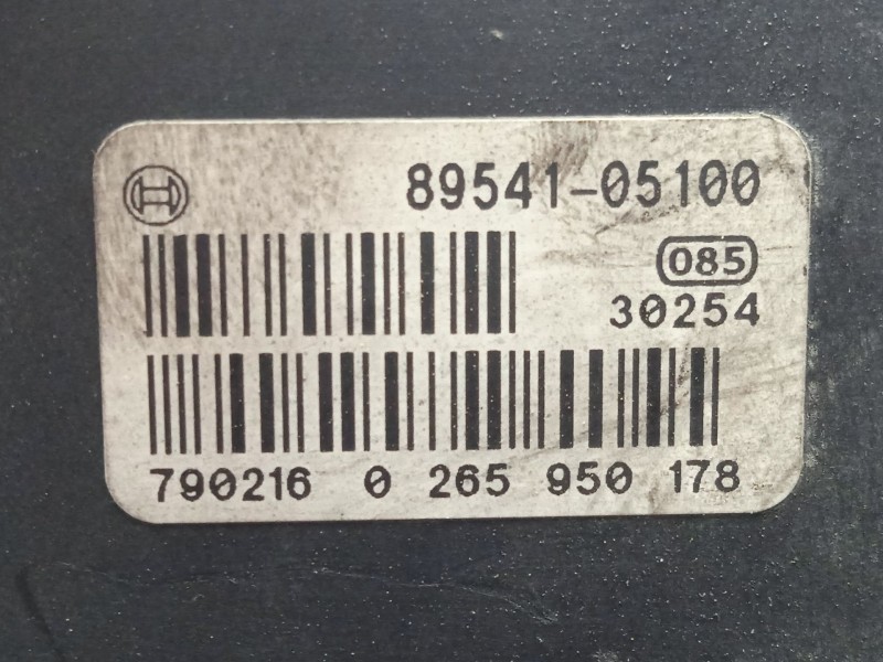 Recambio de abs para toyota avensis (_t25_) 2.0 d-4d (adt250_) referencia OEM IAM 8954105100 - 0265950178  BOSCH