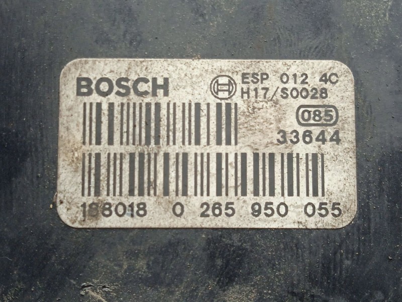 Recambio de abs para volkswagen passat b5.5 (3b3) 1.9 tdi referencia OEM IAM 0265950055 - 0265225124 - 4B0614517G  BOSCH