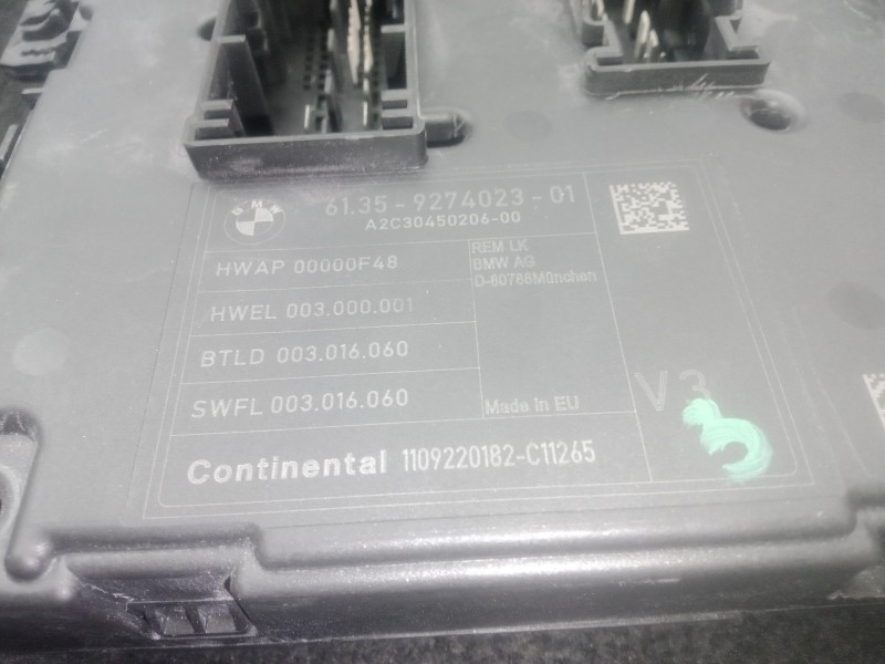 Recambio de caja reles / fusibles para bmw 1 (f20) 116 d referencia OEM IAM 6135927402301 - A2C3045020600 - 1009220182 - 1109220