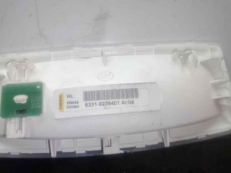 Recambio de luz interior para bmw 1 (f20) 116 d referencia OEM IAM 63319239401 - 9239401 TRASERA CENTRAL 