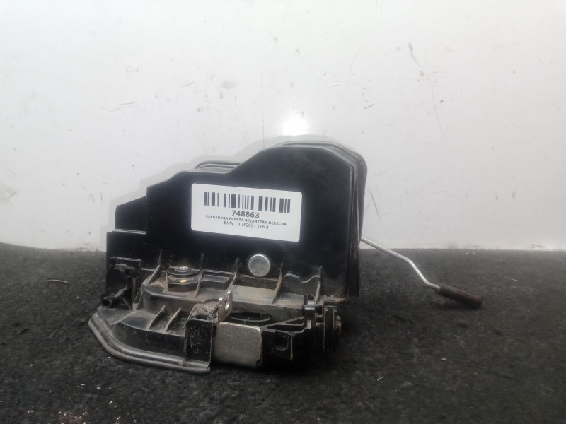 Recambio de cerradura puerta delantera derecha para bmw 1 (f20) 116 d referencia OEM IAM 7229458 4 PINES 