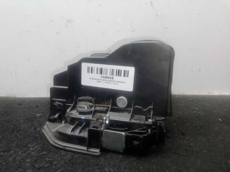 Recambio de cerradura puerta trasera derecha para bmw 1 (f20) 116 d referencia OEM IAM 7229460 4 PINES 
