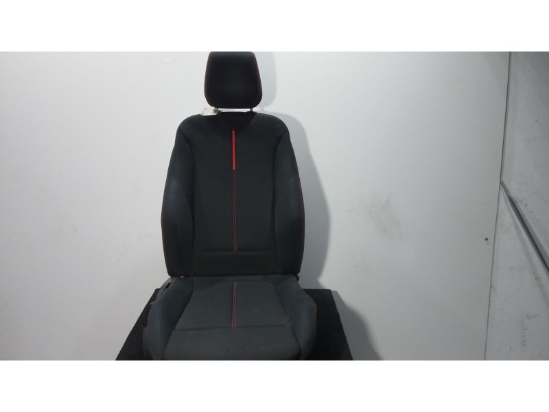 Recambio de asiento delantero derecho para bmw 1 (f20) 116 d referencia OEM IAM TELA  NEGRO/ROJO