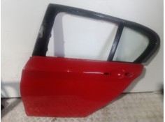 Recambio de puerta trasera izquierda para bmw 1 (f20) 116 d referencia OEM IAM  ROJO  2