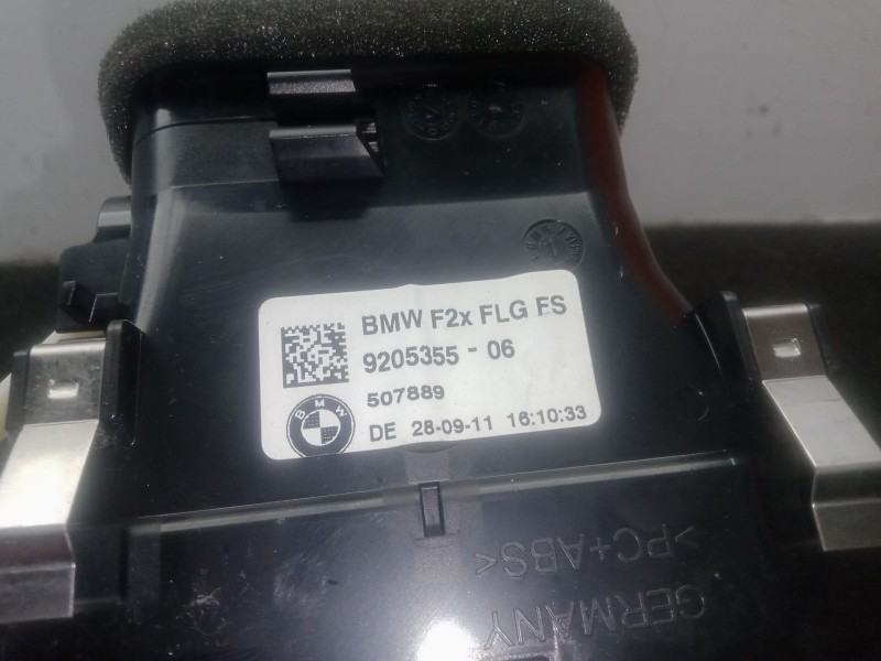 Recambio de aireador delantero izquierdo para bmw 1 (f20) 116 d referencia OEM IAM 920535506 - 507889  