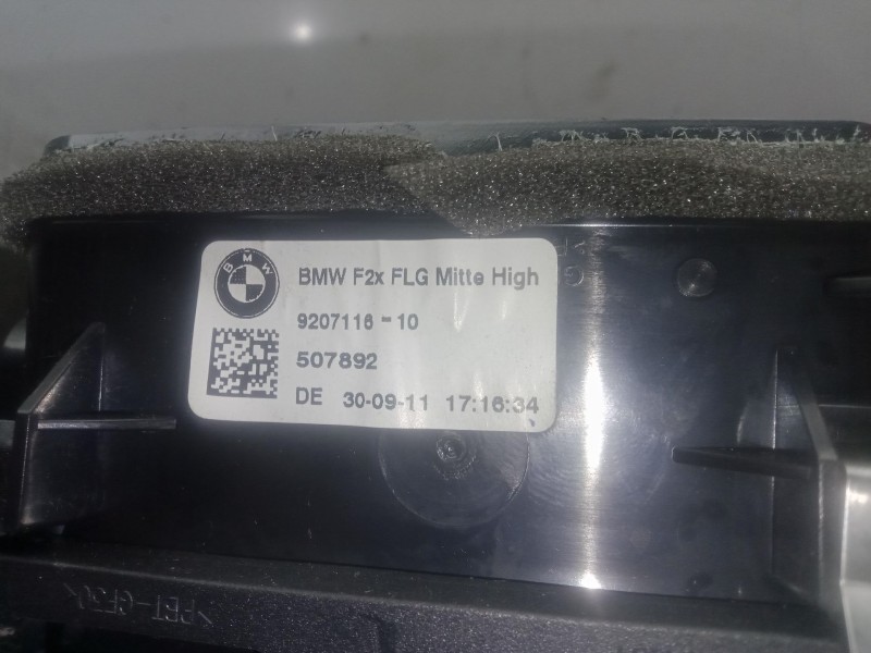 Recambio de aireador delantero central para bmw 1 (f20) 116 d referencia OEM IAM 920711610 - 507892 DOBLE 