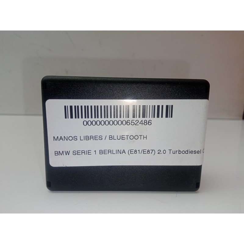 Recambio de manos libres / bluetooth para bmw serie 1 berlina (e81/e87) 2.0 turbodiesel cat referencia OEM IAM MK6000-MK6100-CK3