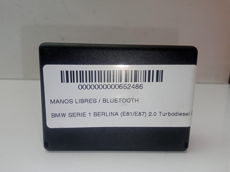 Recambio de manos libres / bluetooth para bmw serie 1 berlina (e81/e87) 2.0 turbodiesel cat referencia OEM IAM MK6000-MK6100-CK3