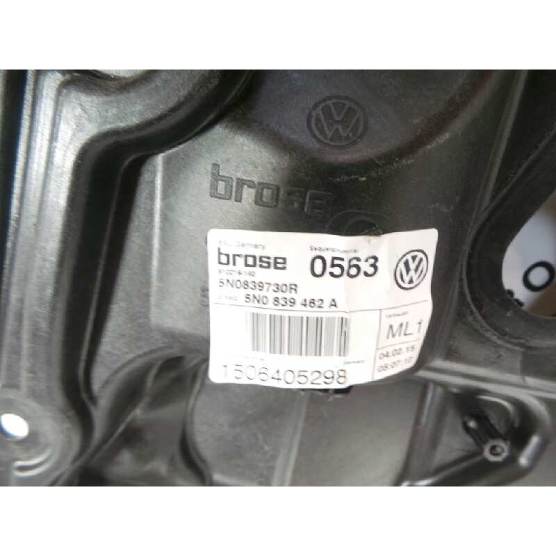 Recambio de elevalunas trasero derecho para volkswagen tiguan (5n2) 2.0 tdi referencia OEM IAM 5N0839462A-5N0839730R  BROSE