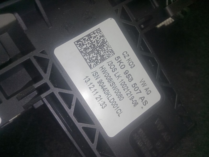 Recambio de mando luces para volkswagen golf vi (5k1) 1.6 tdi referencia OEM IAM 5K0953503AS - 1002121906 - 5K0953513L  