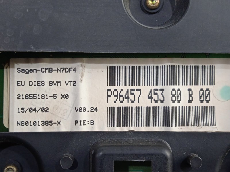 Recambio de cuadro instrumentos para citroën xsara (n1) 2.0 hdi 90 referencia OEM IAM P9645745380B00  